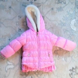 OshKosh Frilly Satin Puffy Coat